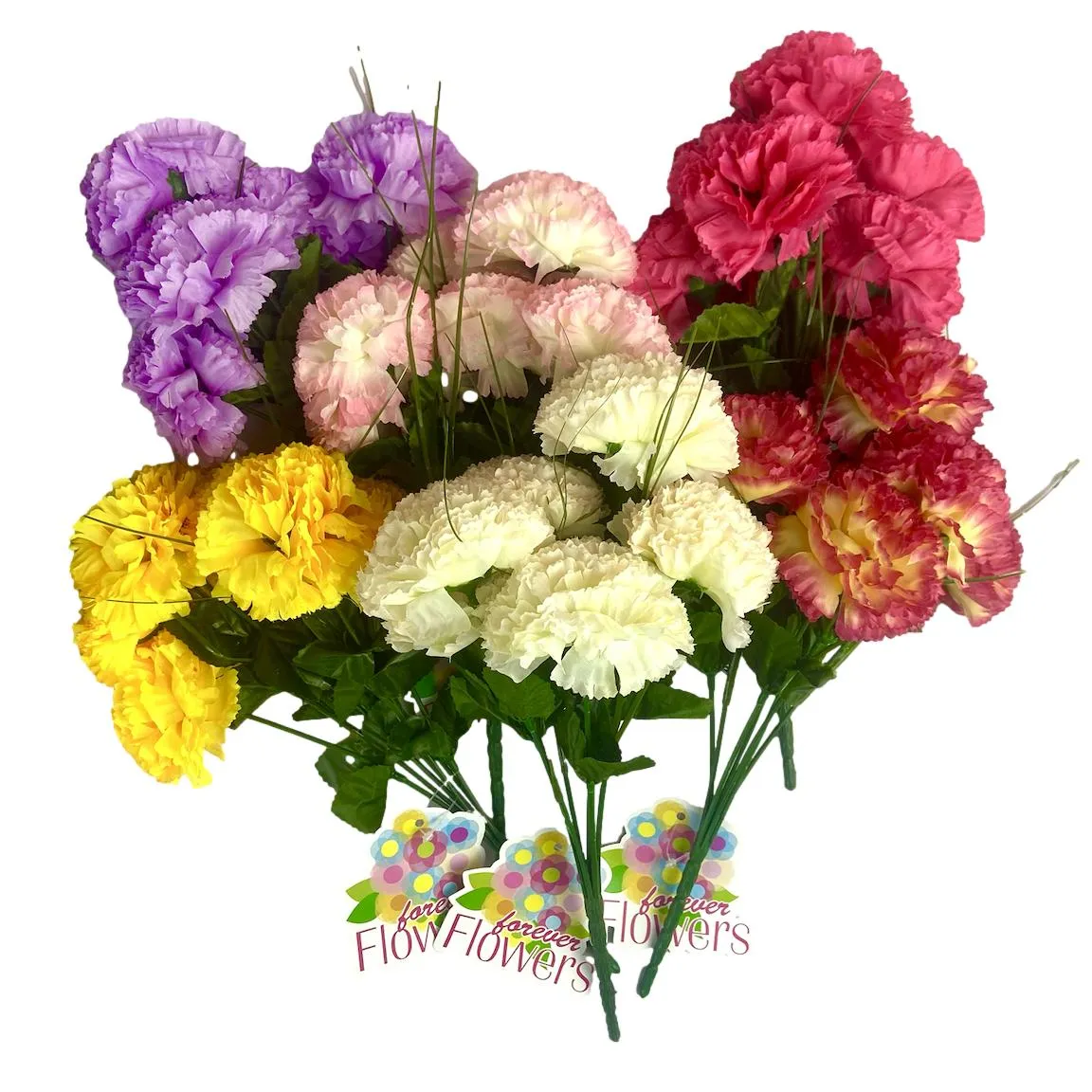 Bunch of Large Headed Carnations