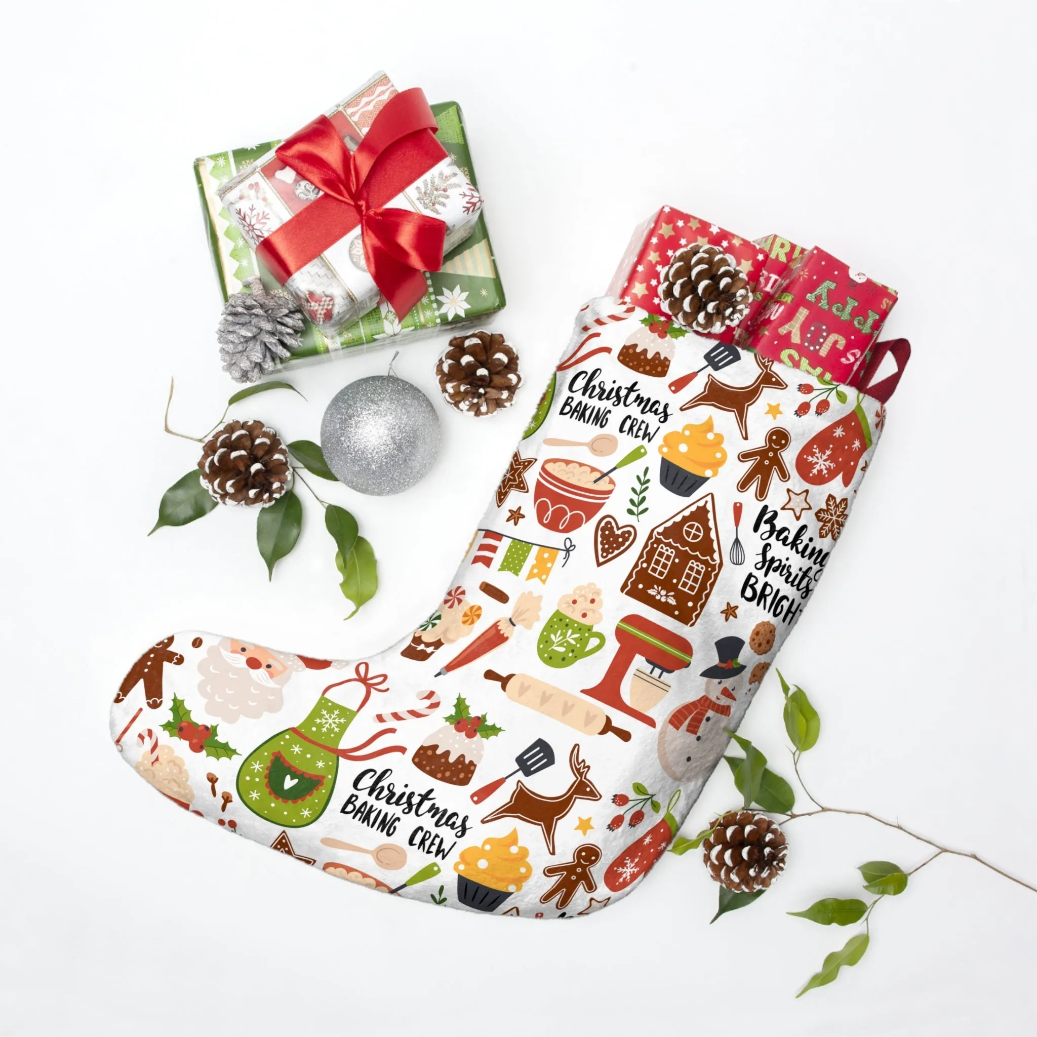Christmas Baking Spirit Stockings