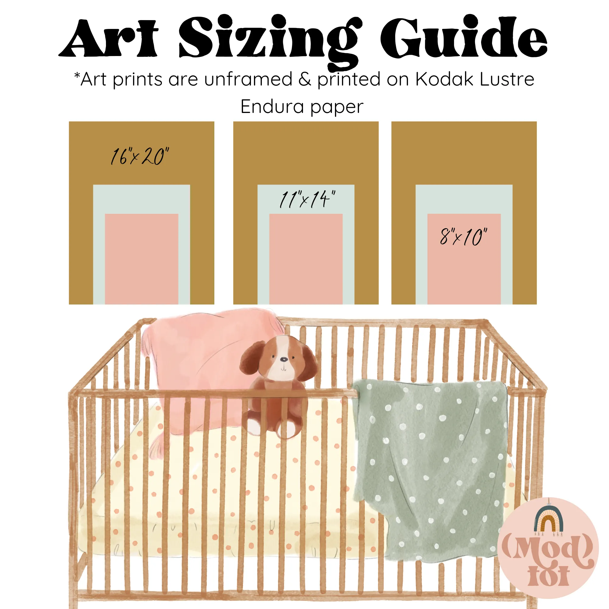 Floral Jungle Nursery Starter Crib Bedding Set