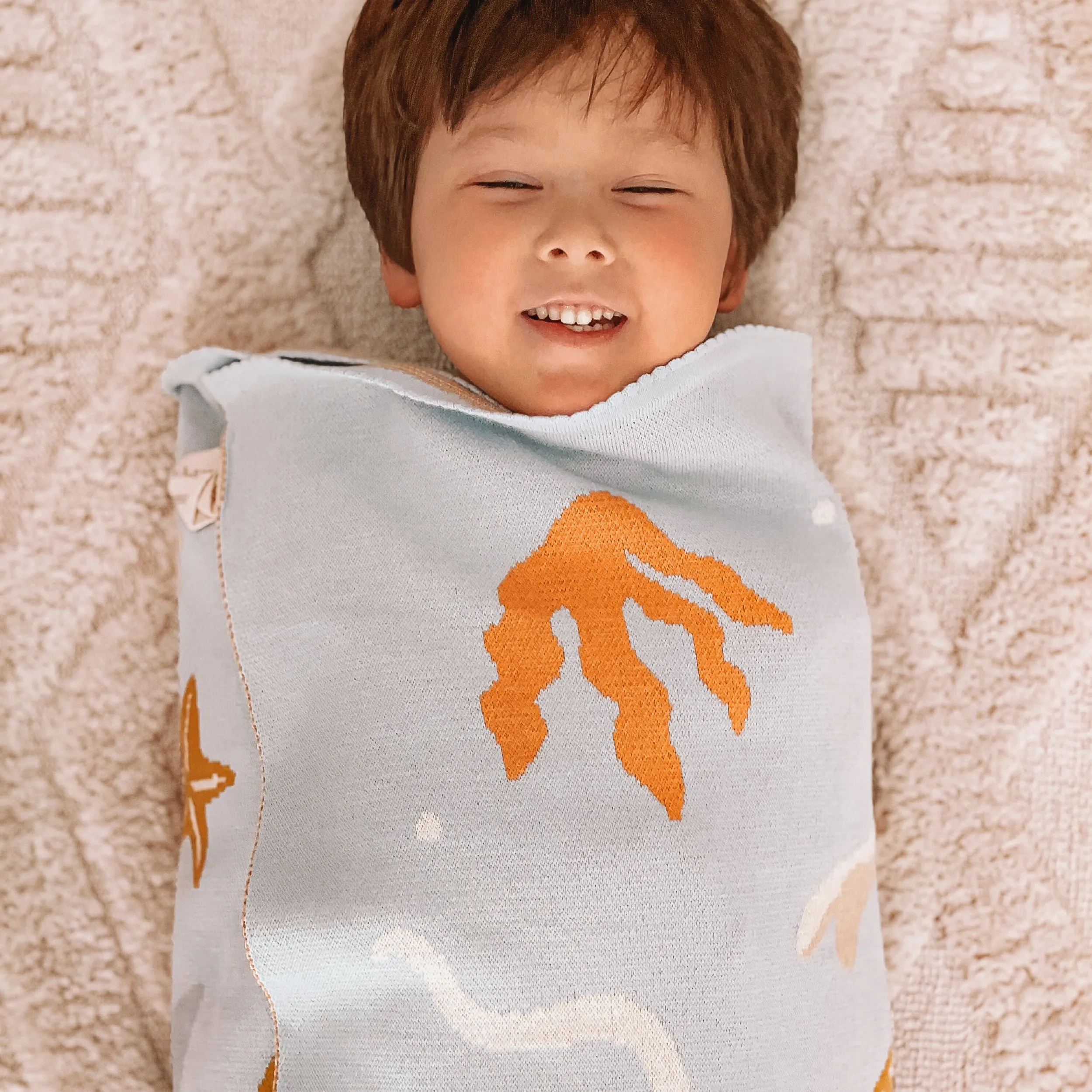 Fox & Fallow Blanket - Ocean Creatures