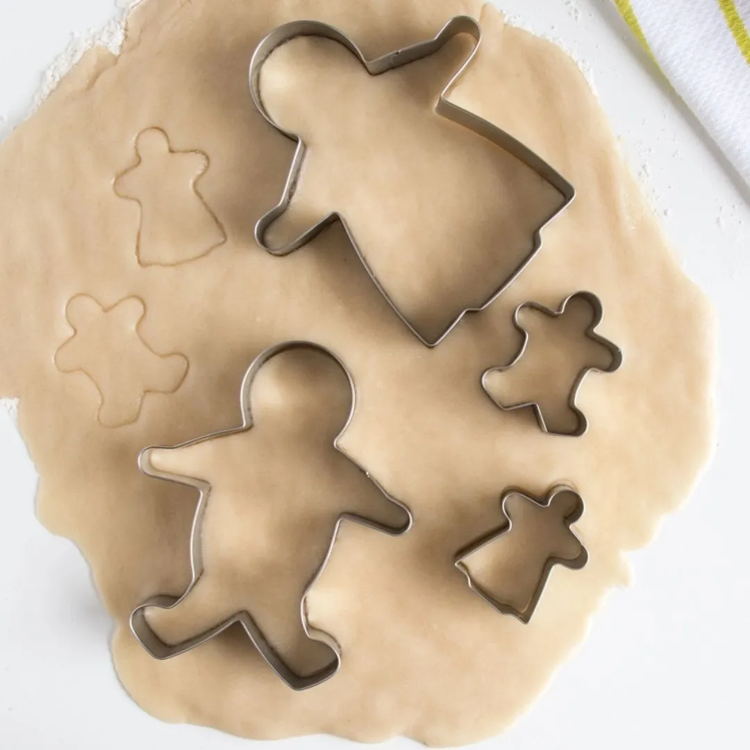 Gingerbread Family Cookie Cutters (Set of 4)