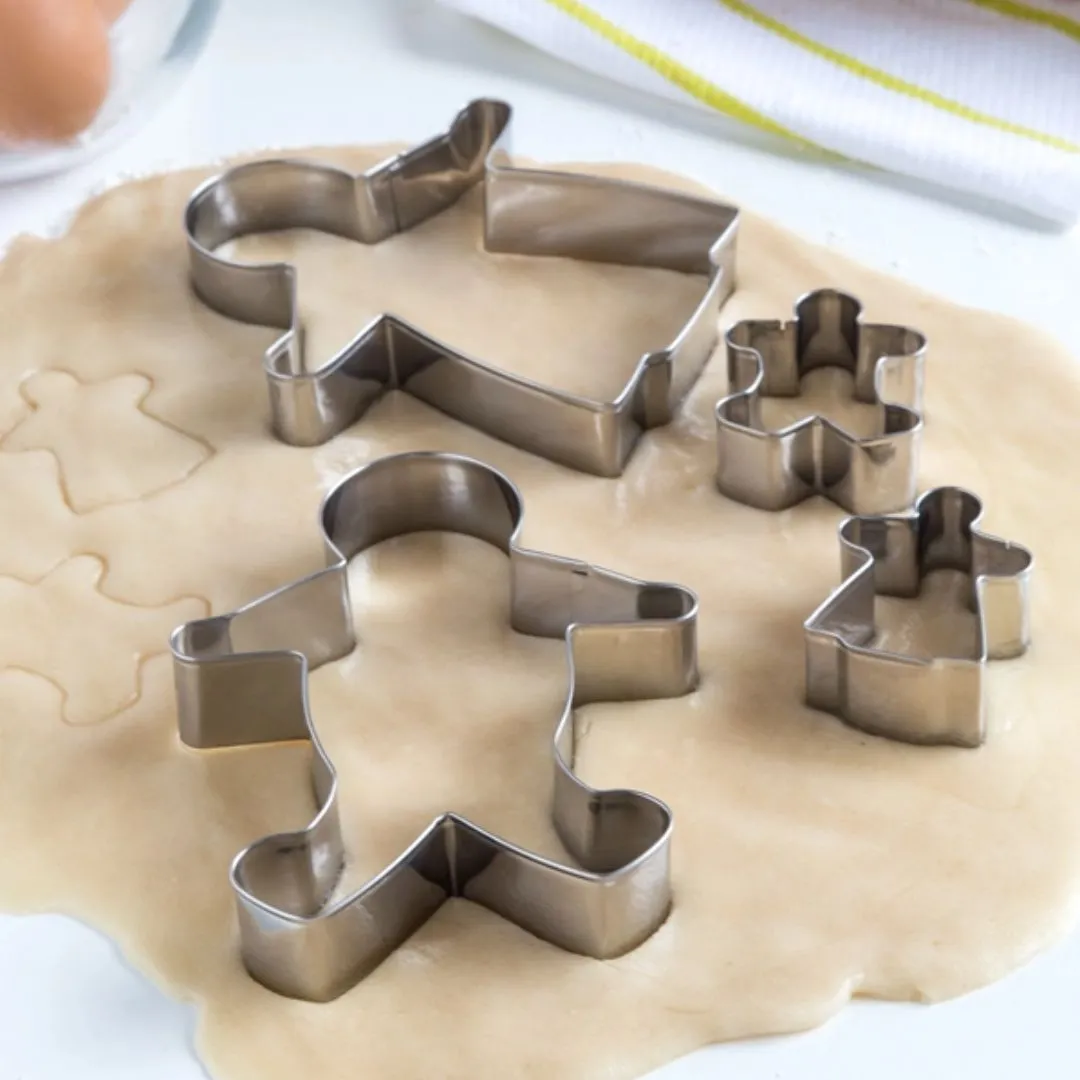 Gingerbread Family Cookie Cutters (Set of 4)