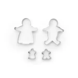 Gingerbread Family Cookie Cutters (Set of 4)