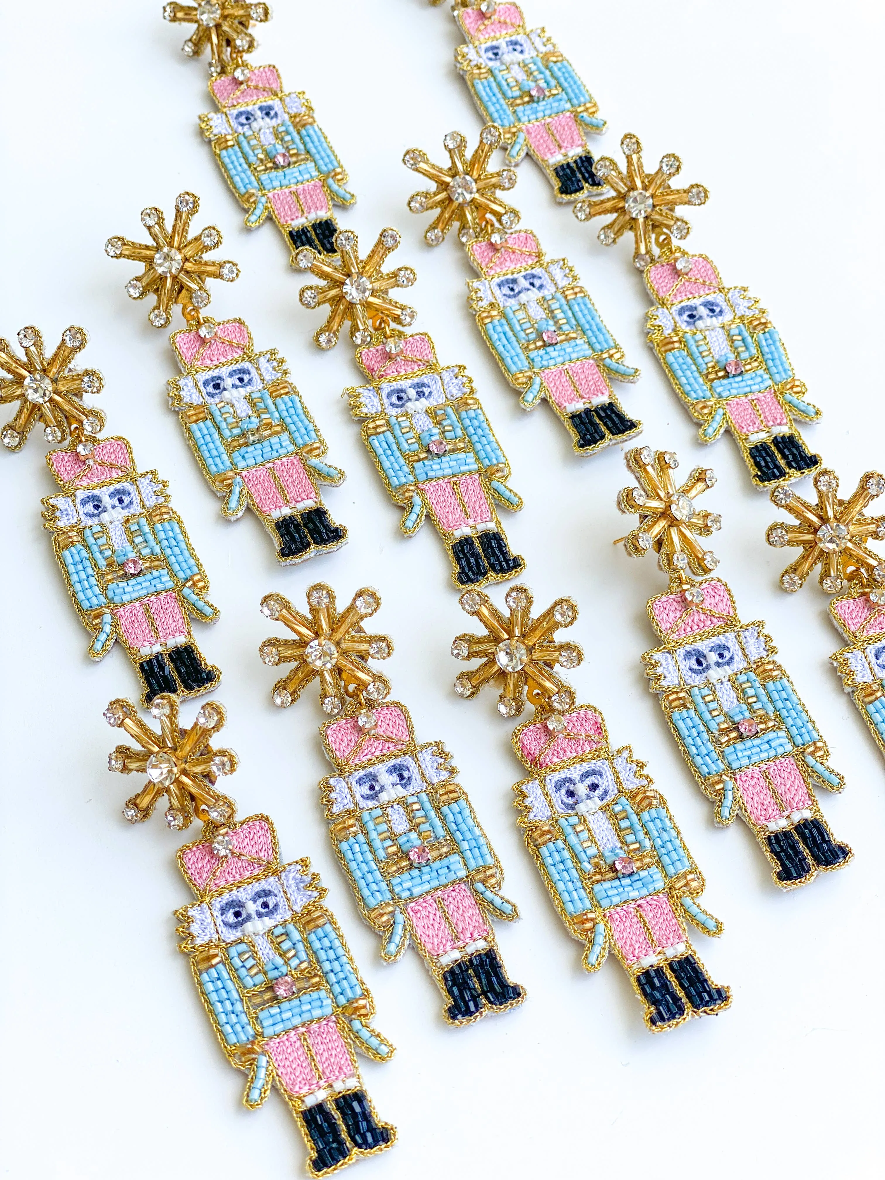 holiday nutcracker earrings