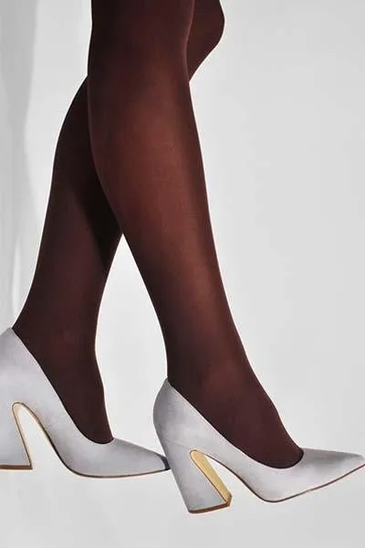 Olivia Premium Tights - Bordeaux - Swedish Stockings
