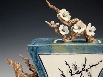 Plum Blossom Box Teapot