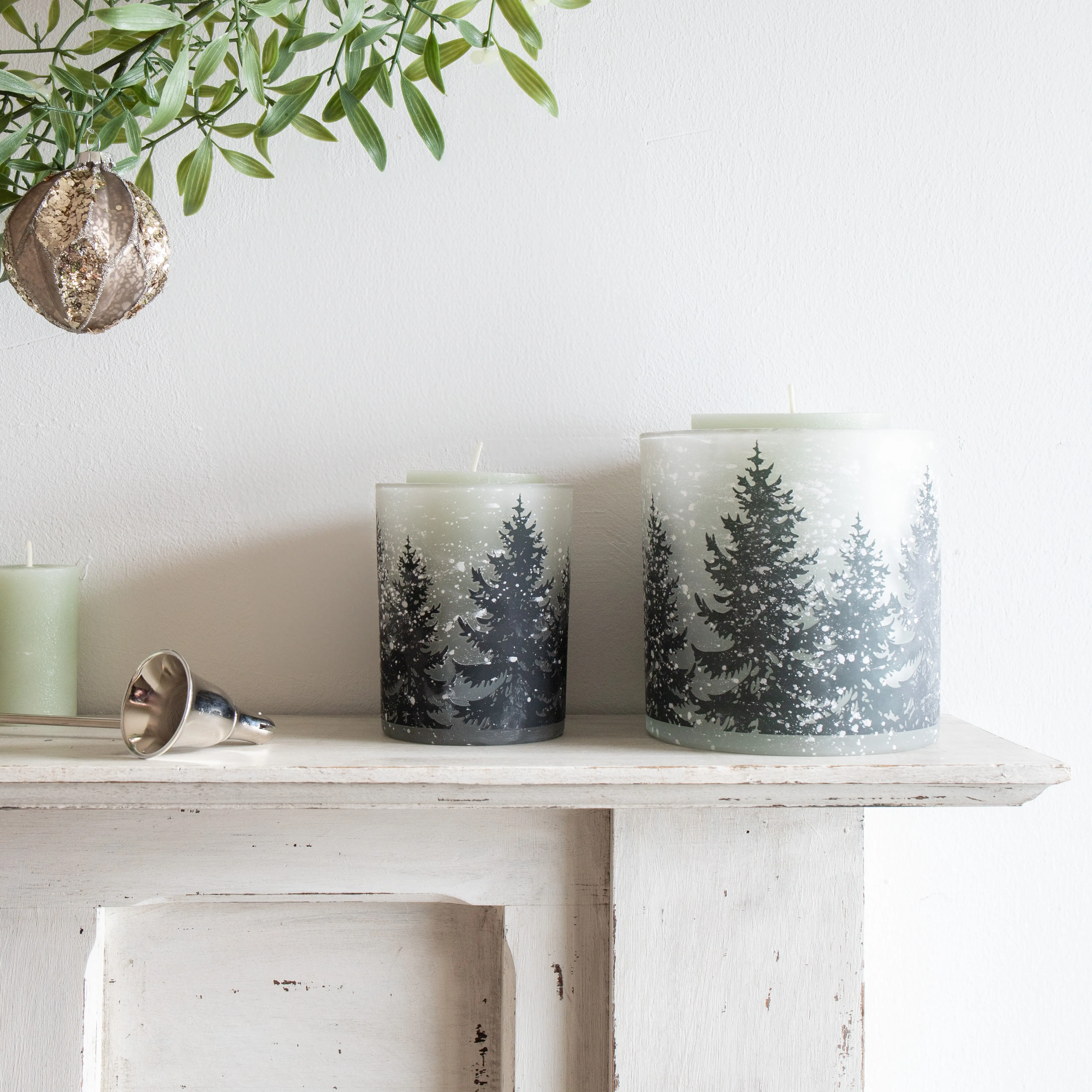 Snowy Trees Lantern - 2 Sizes