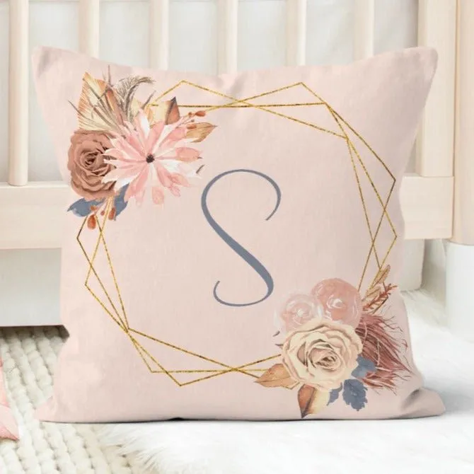 Soft Boho Floral Nursery Starter Crib Bedding Set