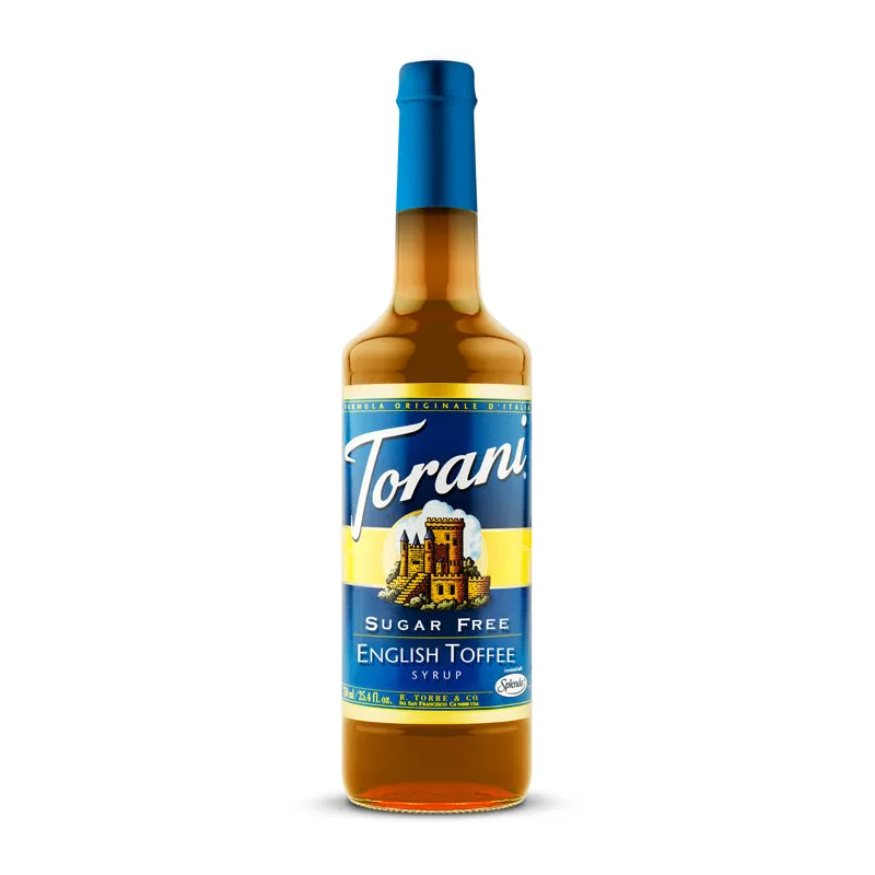 Torani Sugar Free English Toffee Syrup 750ml *LOCAL PICKUP ONLY*