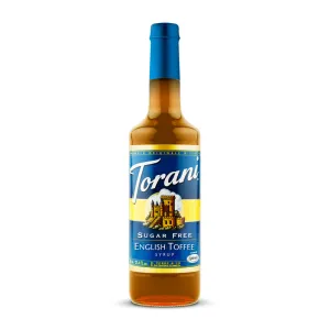 Torani Sugar Free English Toffee Syrup 750ml *LOCAL PICKUP ONLY*