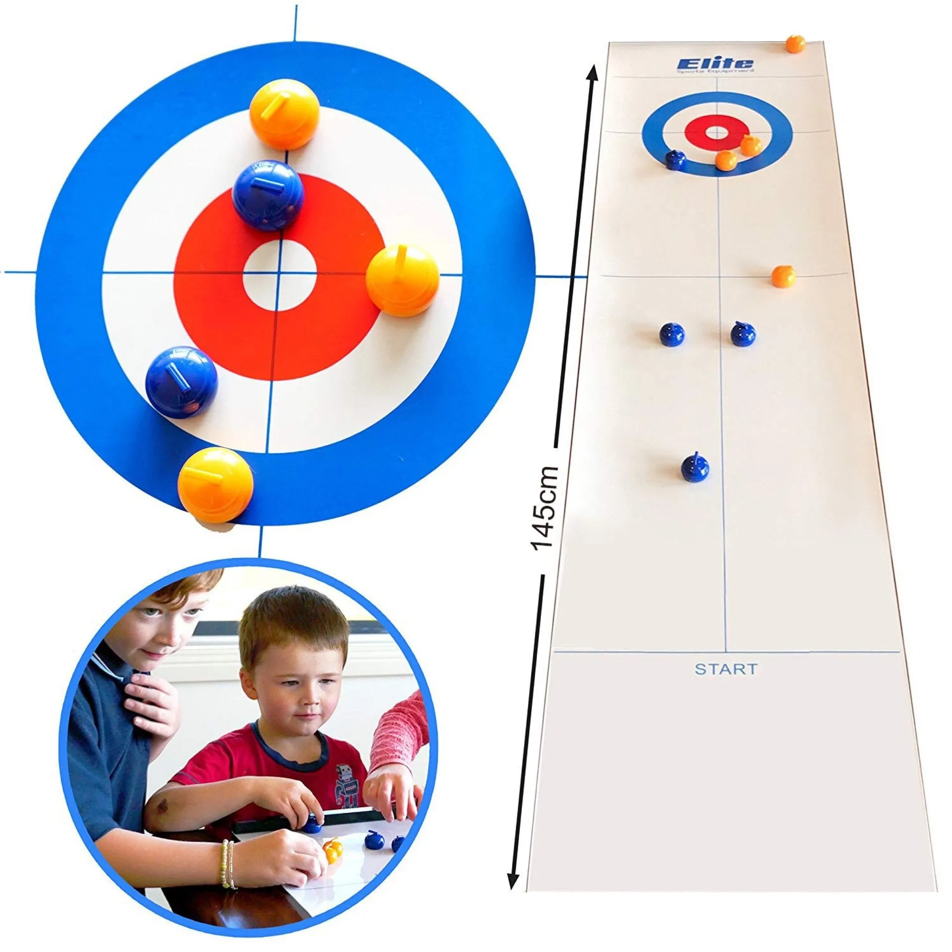 Xmas Hot Sales   New Tabletop Family Curling Game