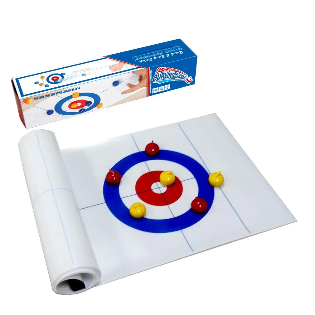 Xmas Hot Sales   New Tabletop Family Curling Game