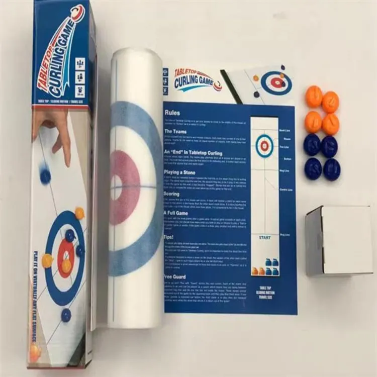 Xmas Hot Sales   New Tabletop Family Curling Game