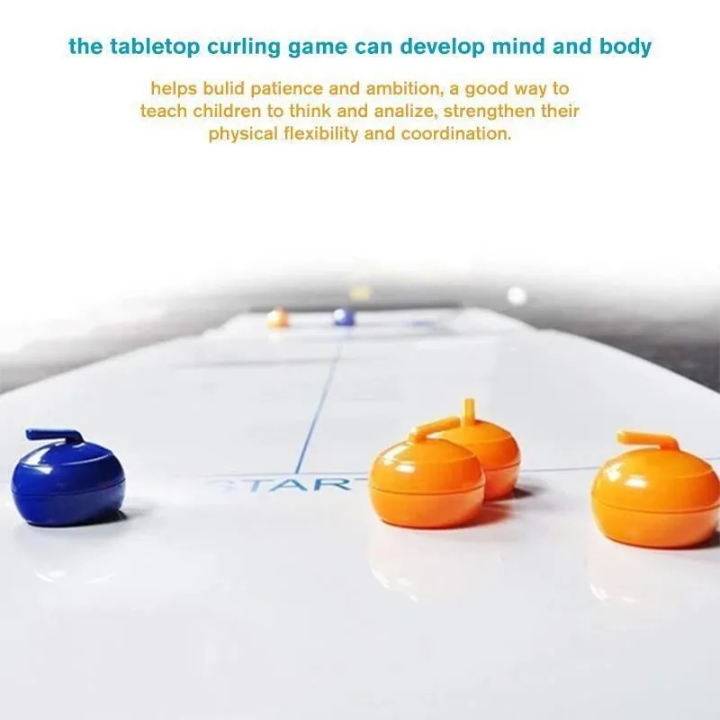 Xmas Hot Sales   New Tabletop Family Curling Game