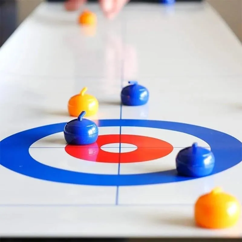 Xmas Hot Sales   New Tabletop Family Curling Game